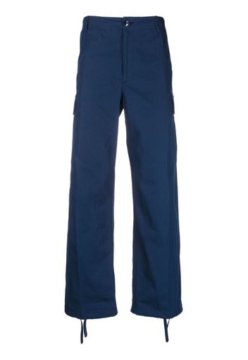 Kenzo straight-leg cargo trousers - Blu