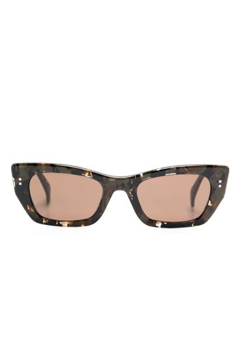 Kenzo camouflage cat-eye frame sunglasses - Verde