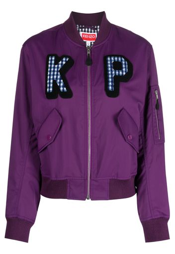 Kenzo Bomber con applicazione - Viola