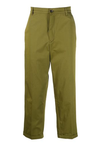 Kenzo Kids straight-leg tailored trousers - Verde