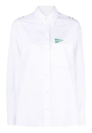 Kenzo Sailor embroidered shirt - Bianco