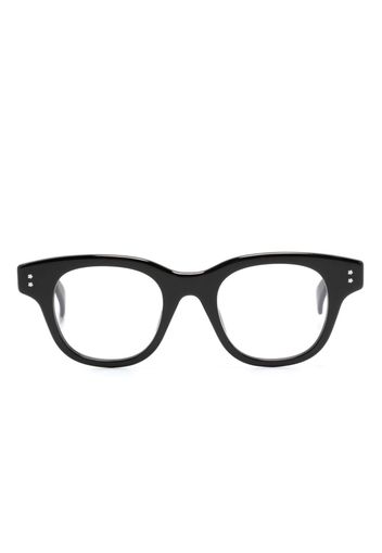 Kenzo logo-print square-frame glasses - Nero