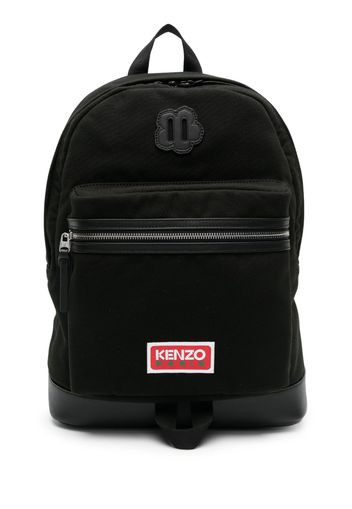 Kenzo Explore logo-patch backpack - Nero