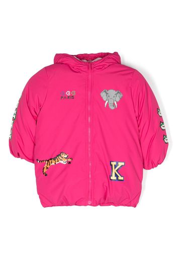 Kenzo Kids Piumino con stampa - Rosa