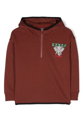 Kenzo Kids Felpa con cappuccio - Rosso