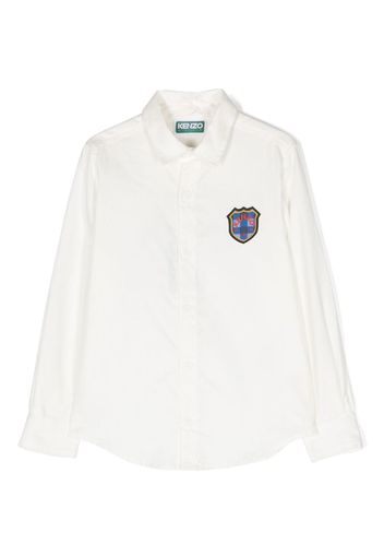 Kenzo Kids Camicia con applicazione - Bianco