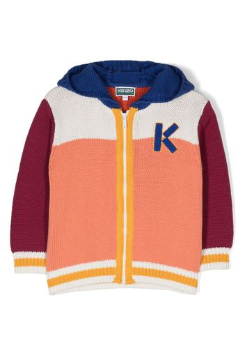 Kenzo Kids Cardigan con zip - Rosa