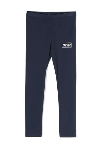 Kenzo Kids Leggings con stampa - Blu