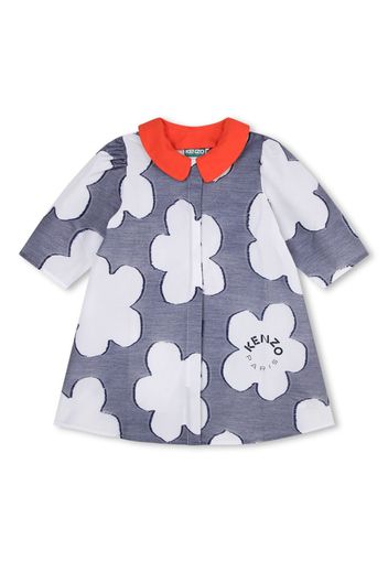 Kenzo Kids Abito a fiori - NAVY