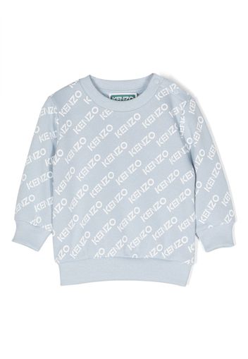 Kenzo Kids Felpa con stampa - Blu