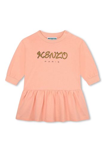 Kenzo Kids Abito con stampa - Rosa