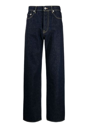 Kenzo Asagao straight-leg jeans - Blu