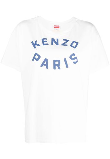 Kenzo logo-print cotton T-shirt - Bianco