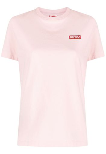 Kenzo logo-print cotton T-shirt - Rosa