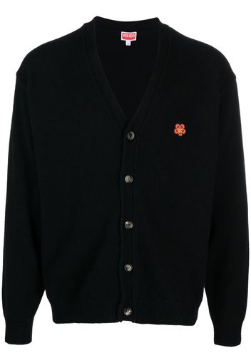 Kenzo long-sleeve wool cardigan - Nero