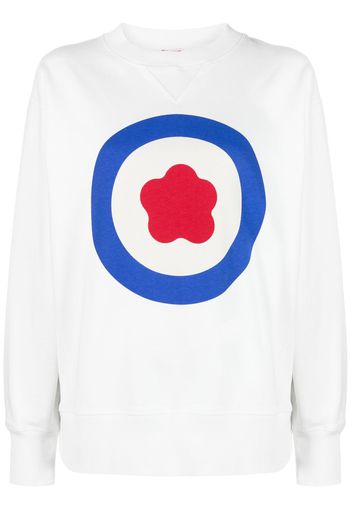 Kenzo logo-print cotton sweatshirt - Bianco