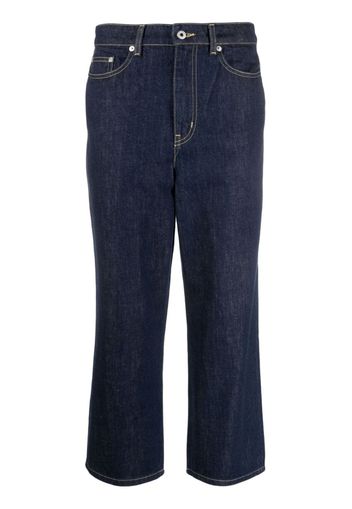 Kenzo Sumire cropped jeans - Blu