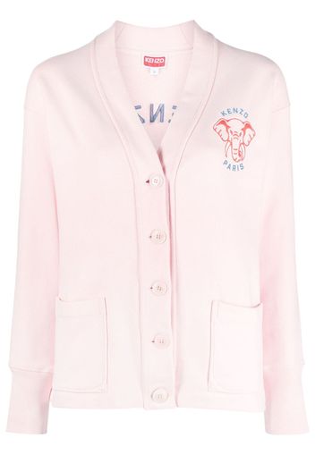 Kenzo Varsity Jungle cotton cardigan - Rosa