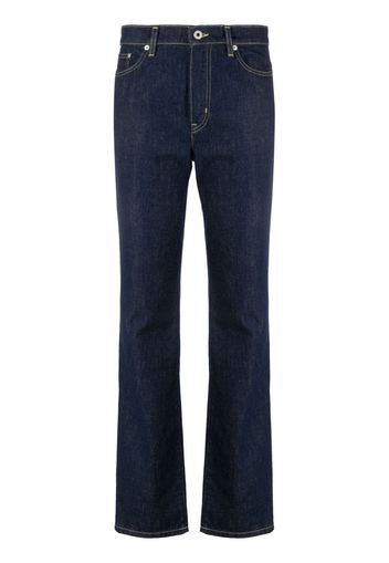 Kenzo Asagao straight-leg jeans - Blu