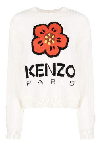 Kenzo Boke Flower intarsia jumper - Bianco