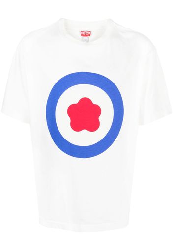 Kenzo logo-print cotton T-shirt - Bianco