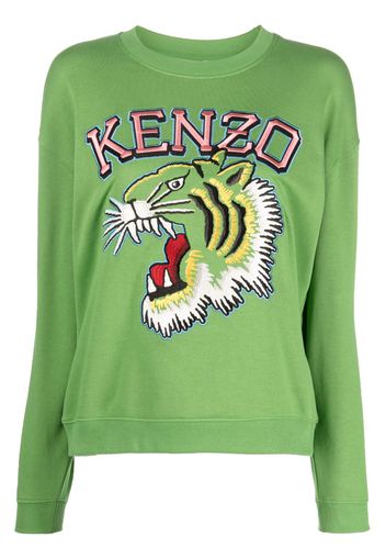 Kenzo Varsity Jungle embroidered sweatshirt - Verde