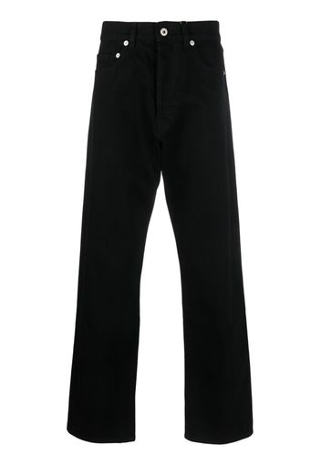 Kenzo Asagao straight-leg jeans - Nero