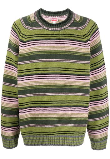 Kenzo Rue Vivienne striped jumper - Verde