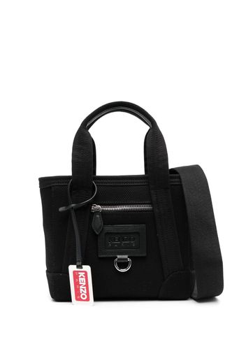 Kenzo mini Paris canvas tote bag - Nero