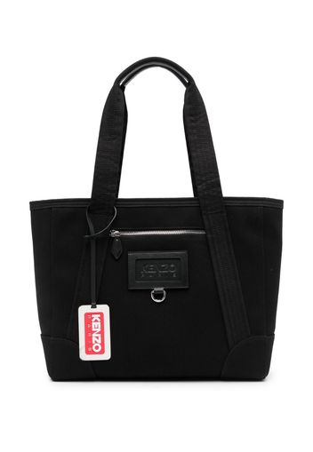 Kenzo Borsa tote con applicazione - Nero