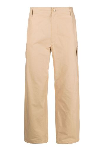 Kenzo wide-leg cargo trousers - Toni neutri