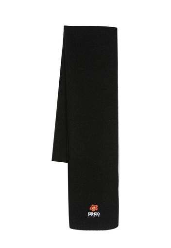 Kenzo Boke Flower wool scarf - Nero