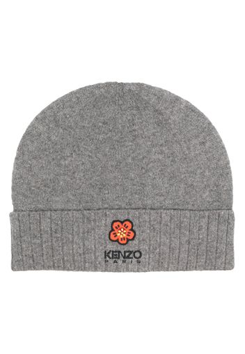 Kenzo Boke Flower wool beanie - Grigio