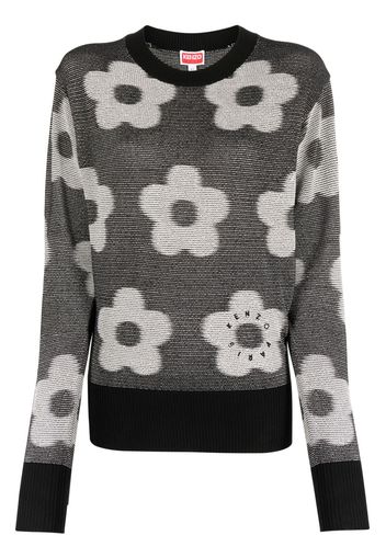 Kenzo Flower Spot cotton jumper - Nero