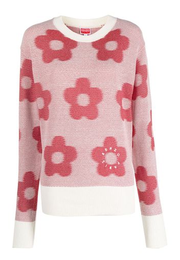 Kenzo Flower Spot jacquard jumper - Bianco