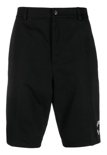 Kenzo logo-embroidered bermuda shorts - Nero