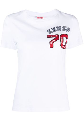Kenzo logo-print crew-neck T-shirt - Bianco