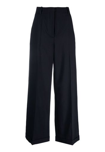 Kenzo flared cropped trousers - Blu