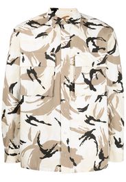 Kenzo camouflage-print shirt - Toni neutri