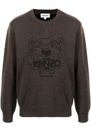 Kenzo Felpa con stampa - Marrone