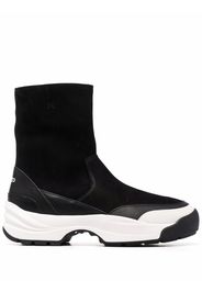 Kenzo chunky sole leather boots - Nero
