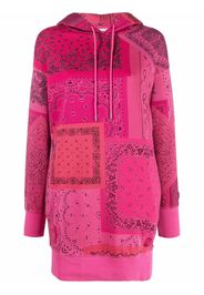 Kenzo bandana print hoodie dress - Rosa