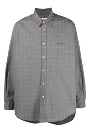 Kenzo check-print long-sleeve shirt - Nero