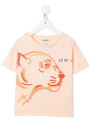 Kenzo Kids T-shirt con stampa - Arancione