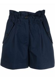 Kenzo high-waisted cargo shorts - Blu