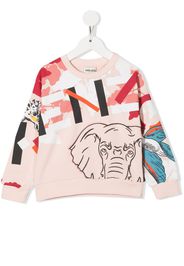 Kenzo Kids Multi Iconics cotton sweatshirt - Rosa