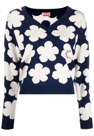 Kenzo Maglione a fiori - Blu