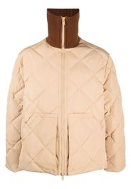 Kenzo quilted zipped coat - Toni neutri