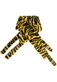 Kenzo faux-fur tiger scarf - Giallo