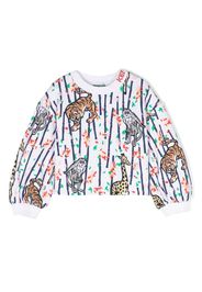 Kenzo Kids Felpa Bamboo - Bianco